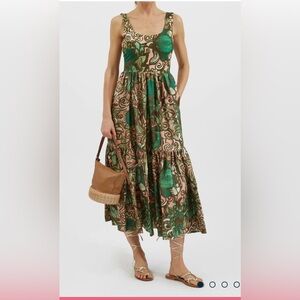 LA DOUBLEJ capri dress in anemone pink twill silk size m/6